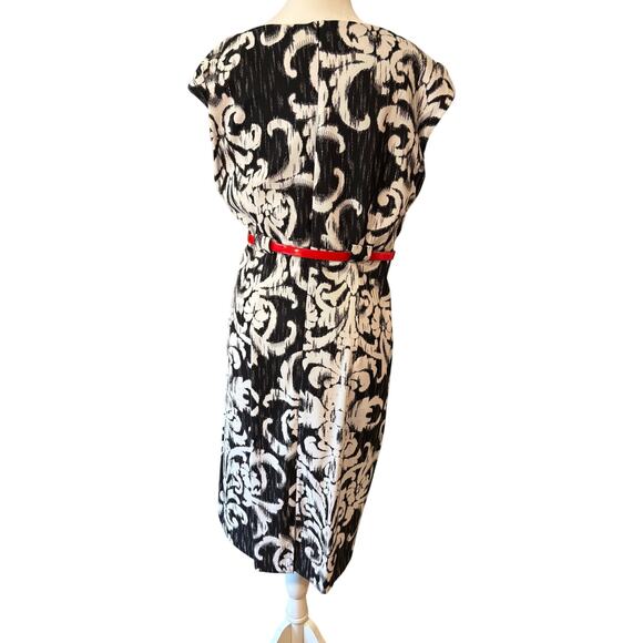 Women’s  Established 1962 damask sheath dress size 12 - Picture 4 of 9